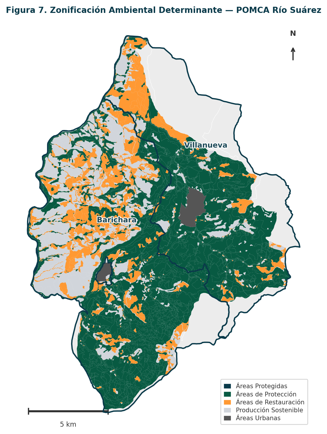Zonificación Ambiental Determinante POMCA Río Suárez